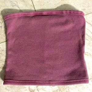 purple tube top